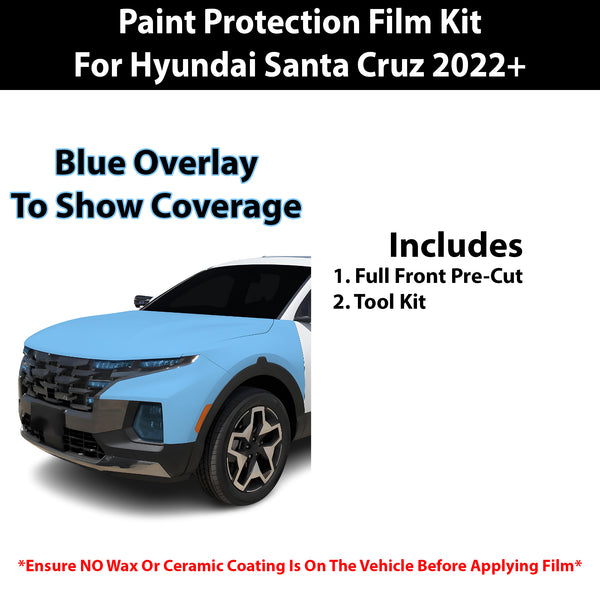 Fits Hyundai Santa Cruz 2022+ Precut Premium Paint Protection Film Clear Bra PPF Decal Film Kit Cover