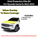 Fits Hyundai Santa Fe 2022-2023 Precut Premium Paint Protection Film Clear Bra PPF Decal Film Kit Cover