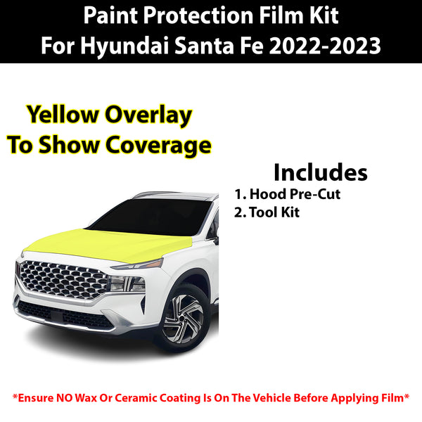 Fits Hyundai Santa Fe XRT 2022-2023 Precut Premium Paint Protection Film Clear Bra PPF Decal Film Kit Cover