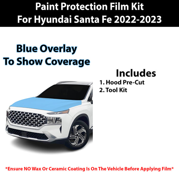 Fits Hyundai Santa Fe XRT 2022-2023 Precut Premium Paint Protection Film Clear Bra PPF Decal Film Kit Cover