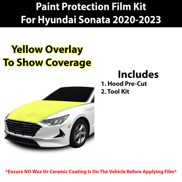 Fits Hyundai Sonata 2020-2023 Precut Premium Paint Protection Film Clear Bra PPF Decal Film Kit Cover