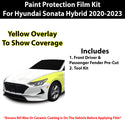 Fits Hyundai Sonata Hybrid 2021-2023 Precut Premium Paint Protection Film Clear Bra PPF Decal Film Kit Cover