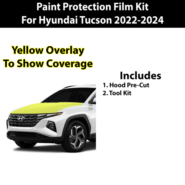 Fits Hyundai Tucson 2022+ Precut Premium Paint Protection Film Clear Bra PPF Decal Film Kit Cover