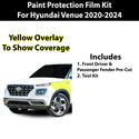 Fits Hyundai Venue 2020+ Precut Premium Paint Protection Film Clear Bra PPF Decal Film Kit