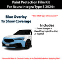 Fits Acura Integra 2024+ Precut Premium Paint Protection Film Clear Bra PPF Decal Film Kit