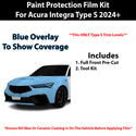 Fits Acura Integra 2024+ Precut Premium Paint Protection Film Clear Bra PPF Decal Film Kit