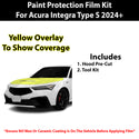 Fits Acura Integra 2024+ Precut Premium Paint Protection Film Clear Bra PPF Decal Film Kit