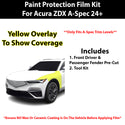 Fits Acura ZDX 2024+ Precut Premium Paint Protection Film Clear Bra PPF Decal Film Kit