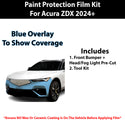 Fits Acura ZDX 2024+ Precut Premium Paint Protection Film Clear Bra PPF Decal Film Kit