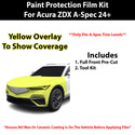 Fits Acura ZDX 2024+ Precut Premium Paint Protection Film Clear Bra PPF Decal Film Kit