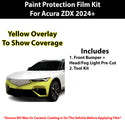 Fits Acura ZDX Type S 2024+ Precut Premium Paint Protection Film Clear Bra PPF Decal Film Kit