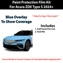 Fits Acura ZDX Type S 2024+ Precut Premium Paint Protection Film Clear Bra PPF Decal Film Kit