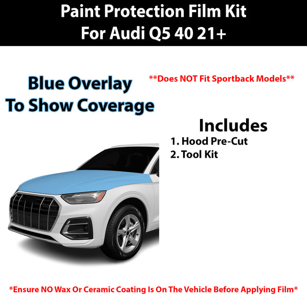 Fits Audi Q5 2021+ Precut Premium Paint Protection Film Clear Bra PPF Decal Film Kit Cover