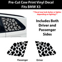 BMW X3 2025-2026 Animal Leopard Cheetah Cow Window Vinyl Decal Stickers