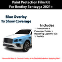 Fits Bentley Bentayga 2021+ Precut Premium Paint Protection Film Clear Bra PPF Decal Film Kit Cover