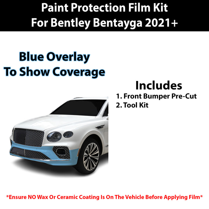 Fits Bentley Bentayga 2021+ Precut Premium Paint Protection Film Clear Bra PPF Decal Film Kit Cover - Bogar Tech Designs