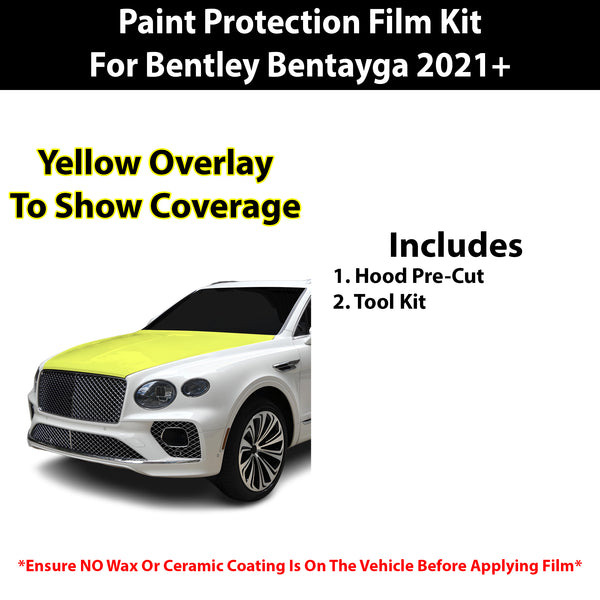 Fits Bentley Bentayga 2021+ Precut Premium Paint Protection Film Clear Bra PPF Decal Film Kit Cover