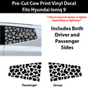 Hyundai Ioniq 9 2026+ Animal Leopard Cheetah Cow Window Vinyl Decal Stickers