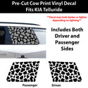 Kia Telluride 2027+ Animal Leopard Cheetah Cow Window Vinyl Decal Stickers