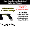 Kia Telluride 2027+ Blackout Chrome Delete Kit – Precut Gloss Black Vinyl Overlays