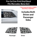 Fits Mercedes-Benz GLS 2017-2019 Animal Leopard Cheetah Cow Window Vinyl Decal Stickers