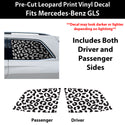 Fits Mercedes-Benz GLS 2017-2019 Animal Leopard Cheetah Cow Window Vinyl Decal Stickers