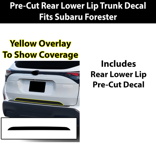 Fits Subaru Forester 2025-2027 Vinyl Decal Stickers
