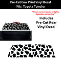 Animal Leopard Cheetah Rear Window Windshield Vinyl Decal Stickers Fits Toyota Tundra 2007-2021