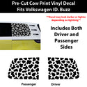 Volkswagen ID. Buzz 2025 Animal Leopard Cheetah Cow Window Vinyl Decal Stickers