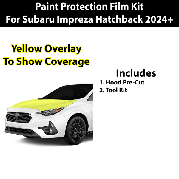 Precut Premium Paint Protection Film Clear Bra PPF Decal Film Kit Cover Fits Subaru Impreza 2024-2025