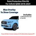 Fits Infiniti QX80 2018+  Precut Premium Paint Protection Film Clear Bra PPF Decal Film Kit