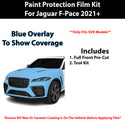 Fits Jaguar F-Pace (SVR) 2021+ Precut Premium Paint Protection Film Clear Bra PPF Decal Film Kit Cover