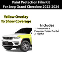 Fits Jeep Grand Cherokee 2022+ Precut Premium Paint Protection Film Clear Bra PPF Decal Film Kit Cover