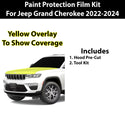 Fits Jeep Grand Cherokee 2022+ Precut Premium Paint Protection Film Clear Bra PPF Decal Film Kit Cover