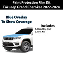 Fits Jeep Grand Cherokee 2022+ Precut Premium Paint Protection Film Clear Bra PPF Decal Film Kit Cover