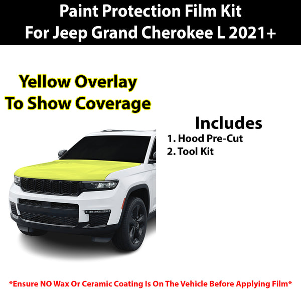 Fits Jeep Grand Cherokee L 2021+ Precut Premium Paint Protection Film Clear Bra PPF Decal Film Kit