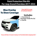 Fits Jeep Grand Cherokee 2017-2022 Precut Premium Paint Protection Film Clear Bra PPF Decal Film Kit