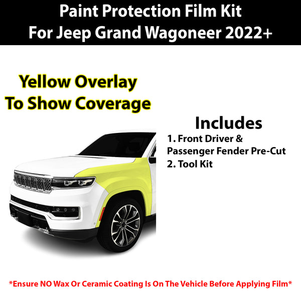 Fits Jeep Grand Wagoneer 2022+ Precut Premium Paint Protection Film Clear Bra PPF Decal Film Kit