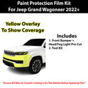 Fits Jeep Grand Wagoneer 2022+ Precut Premium Paint Protection Film Clear Bra PPF Decal Film Kit