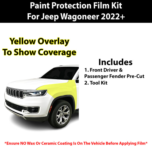 Fits Jeep Wagoneer 2022+ Precut Premium Paint Protection Film Clear Bra PPF Decal Film Kit