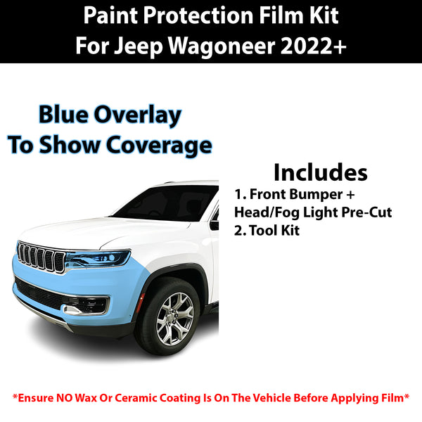 Fits Jeep Wagoneer 2022+ Precut Premium Paint Protection Film Clear Bra PPF Decal Film Kit