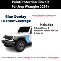 Fits Jeep Wrangler (Rubicon) 2024+ Precut Premium Paint Protection Film Clear Bra PPF Decal Film Kit