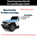 Fits Jeep Wrangler (Rubicon) 2024+ Precut Premium Paint Protection Film Clear Bra PPF Decal Film Kit