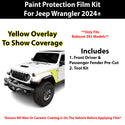 Fits Jeep Wrangler (Rubicon 392) 2024+ Precut Premium Paint Protection Film Clear Bra PPF Decal Film Kit