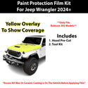 Fits Jeep Wrangler (Rubicon 392) 2024+ Precut Premium Paint Protection Film Clear Bra PPF Decal Film Kit