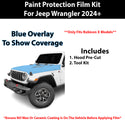 Fits Jeep Wrangler (Rubicon X) 2024+ Precut Premium Paint Protection Film Clear Bra PPF Decal Film Kit