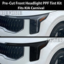 Fits Kia Carnival 2025-2026 Full Headlight Taillight Precut Smoked PPF Tint Kit Film Overlay