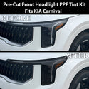 Fits Kia Carnival 2025-2026 Full Headlight Taillight Precut Smoked PPF Tint Kit Film Overlay