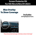 For KIA Niro 2023+ Scratch Resistant Shatter Proof Infotainment Clear Screen Protection Film