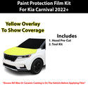 Fits Kia Carnival 2022+ Precut Premium Paint Protection Film Clear Bra PPF Decal Film Kit Cover